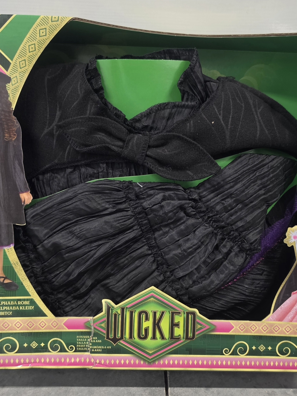Universal's Wicked Deluxe Elphaba Black Dress